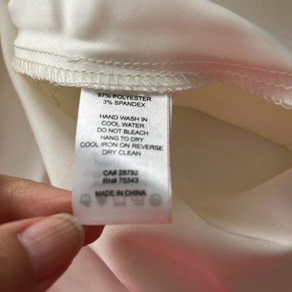 House of Harlow 1960 Halter Low Back Ivory Maxi Satin Dress Size S - NWT - Picture 11 of 11